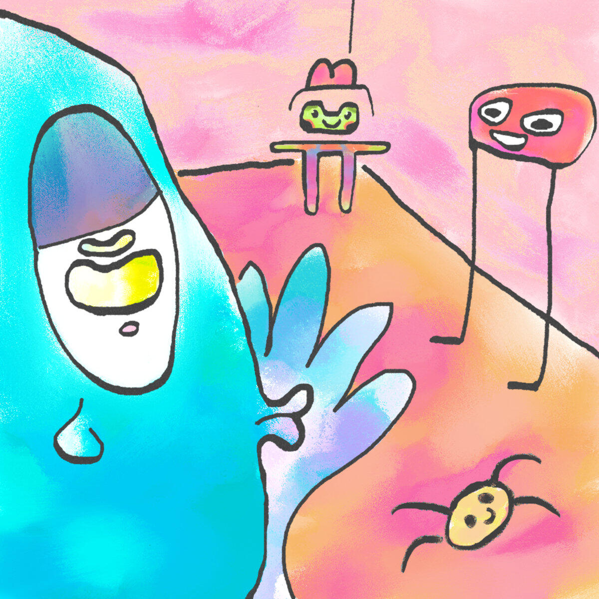 Album art for 'When You Die You Go To Bed In Real Life'